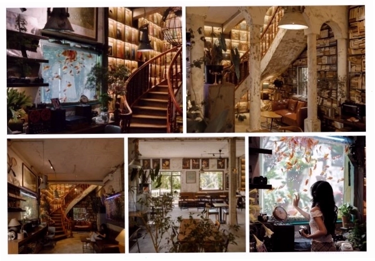 Không gian độc đáo tại Ngâm Cafe
