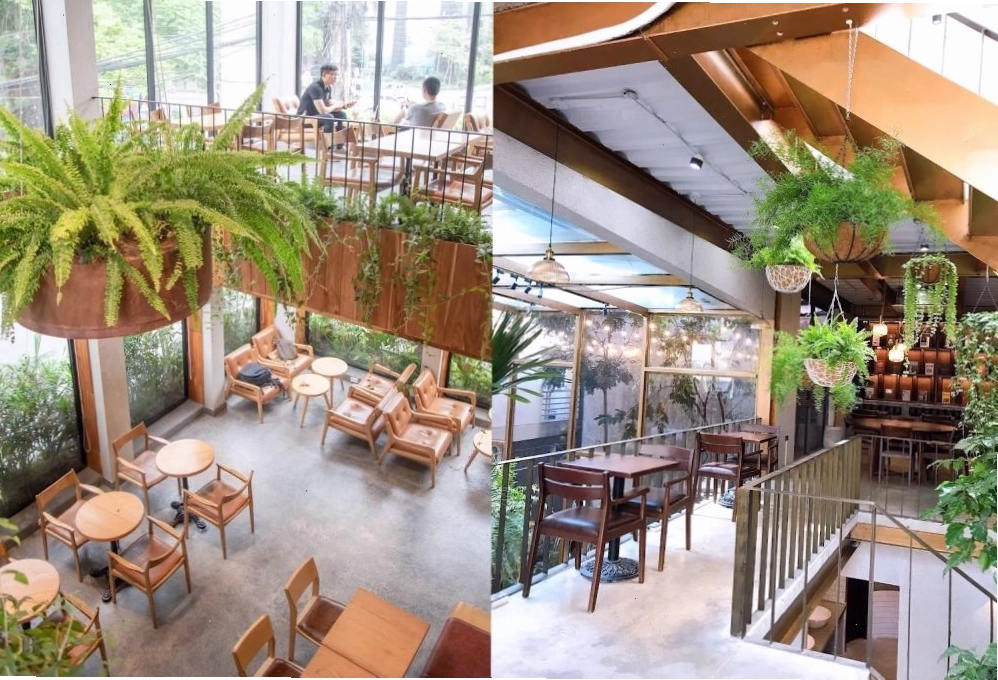 Không gian gần gũi với thiên nhiên tại Foglian Coffee