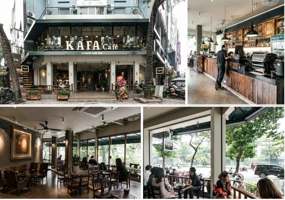 Không gian hai tầng đầy tiện ích tại Kafa Café Nguyễn Khánh Toàn