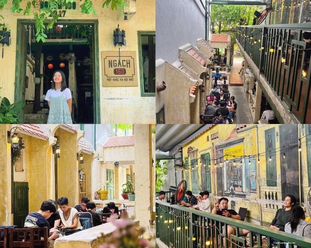 Không gian hoài cổ tại quán cafe