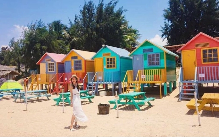 Không gian homestay ở Lagi mang vẻ đẹp riêng biệt, thu hút du khách