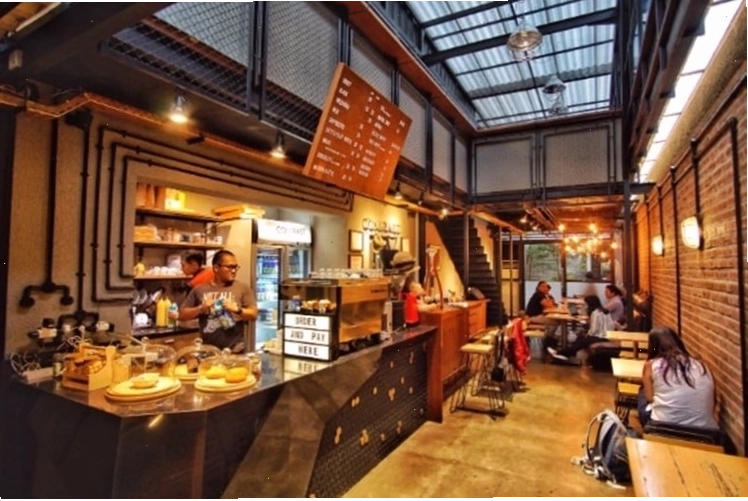 Không gian làm việc tại Contrast Coffee