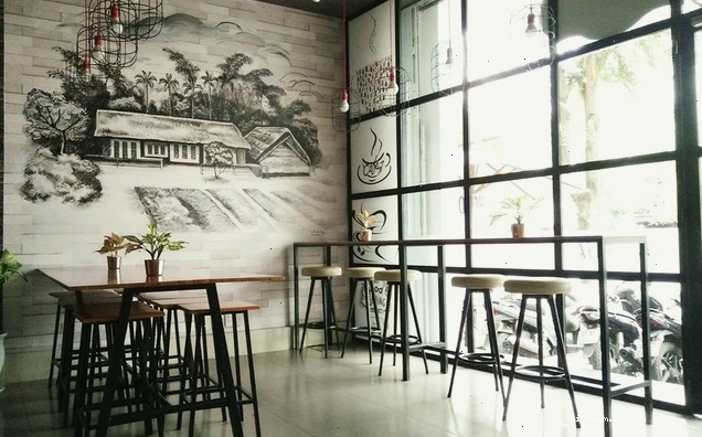 Không gian lãng mạn tại Aurora Cafe Cần Thơ dành cho cặp đôi