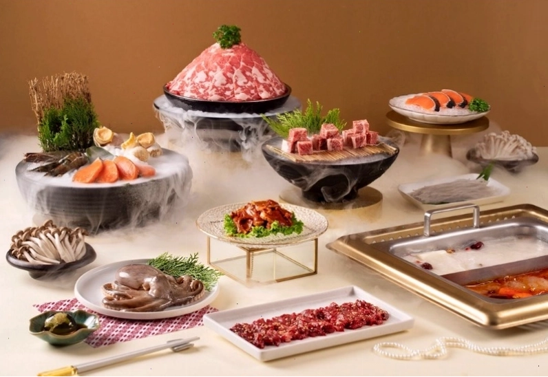 Không gian Manwah Taiwanese Hotpot với thiết kế Hong Kong cổ điển