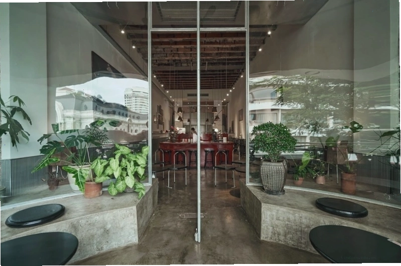 Không gian năng động tại Okkio Caffe Tự Do