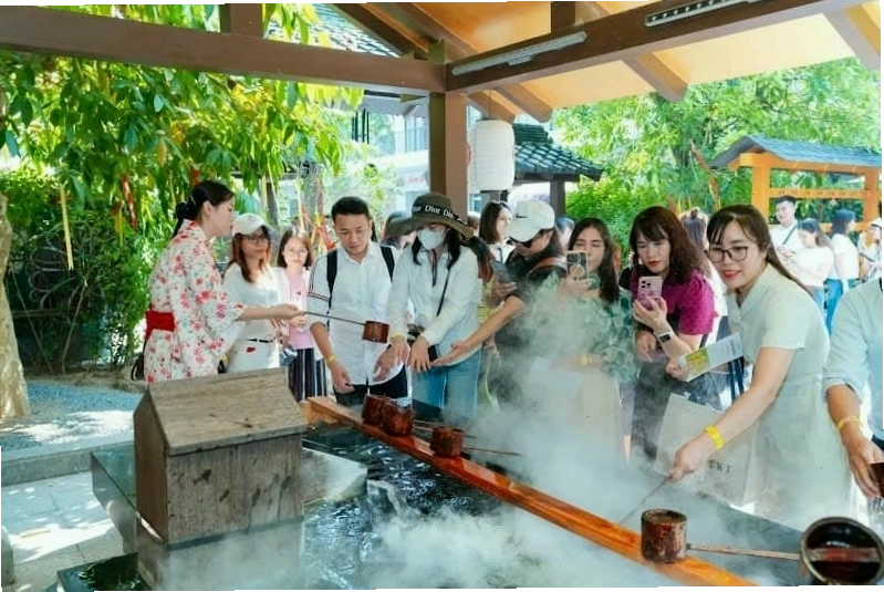 Không gian nghỉ dưỡng cao cấp tại suối khoáng Thanh Thủy Phú Thọ