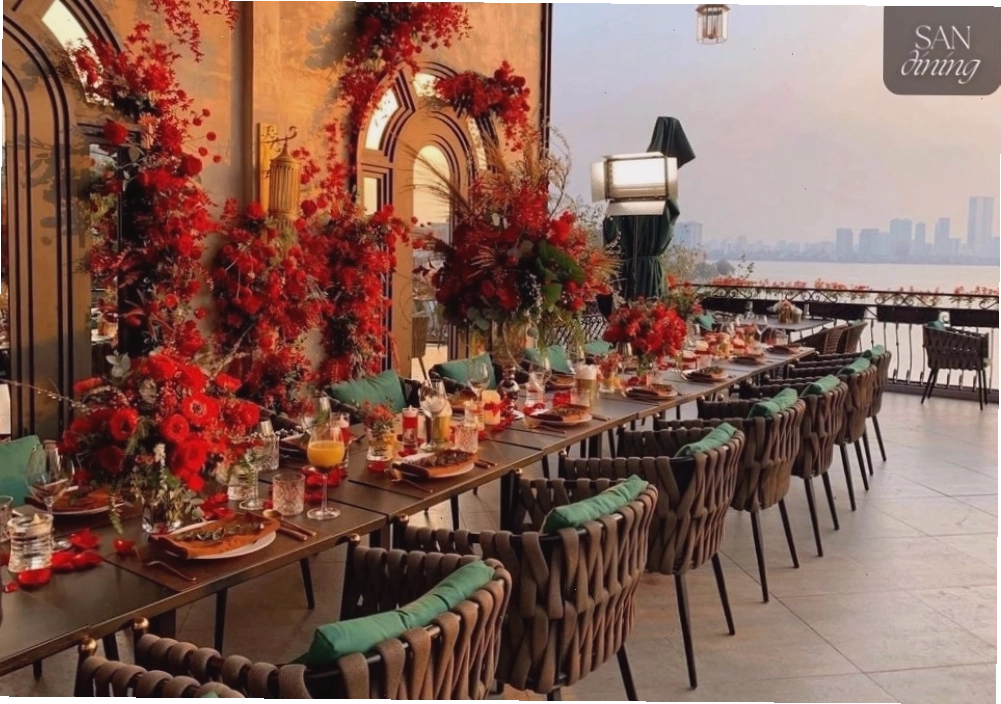 Không gian ngoài trời lãng mạn của Flamant Bistro