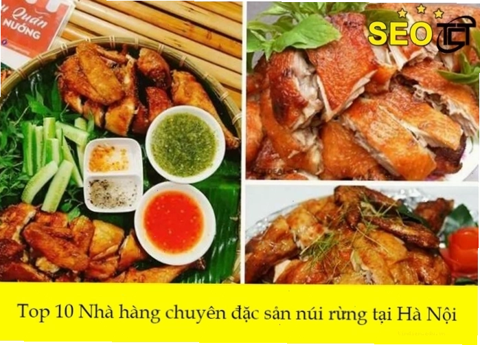 Không gian nhà hàng chuyên các món đặc sản núi rừng