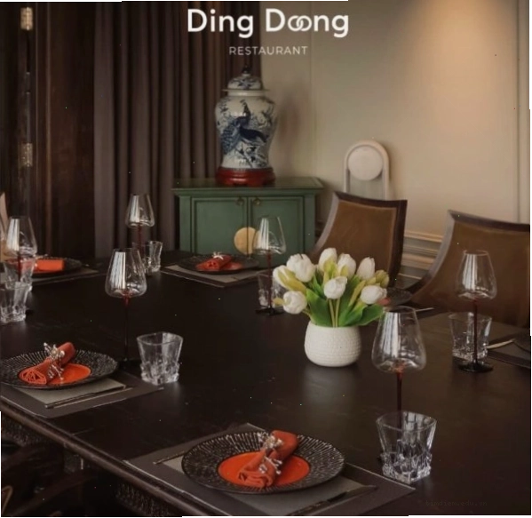 Không gian nhà hàng Ding Dong - một lựa chọn ẩm thực tại Hà Nội