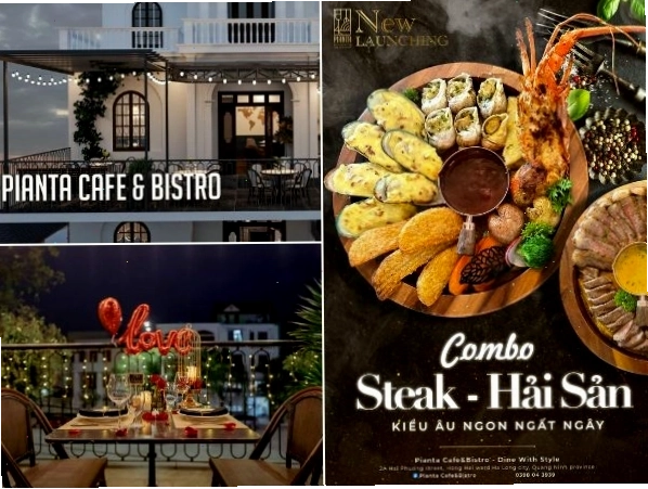 Không gian nhà hàng Pianta Cafe&Bistro