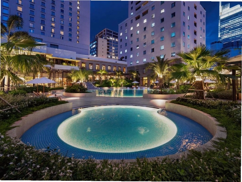 Không gian nhà hàng sang trọng tại Khách sạn Lotte Sài Gòn