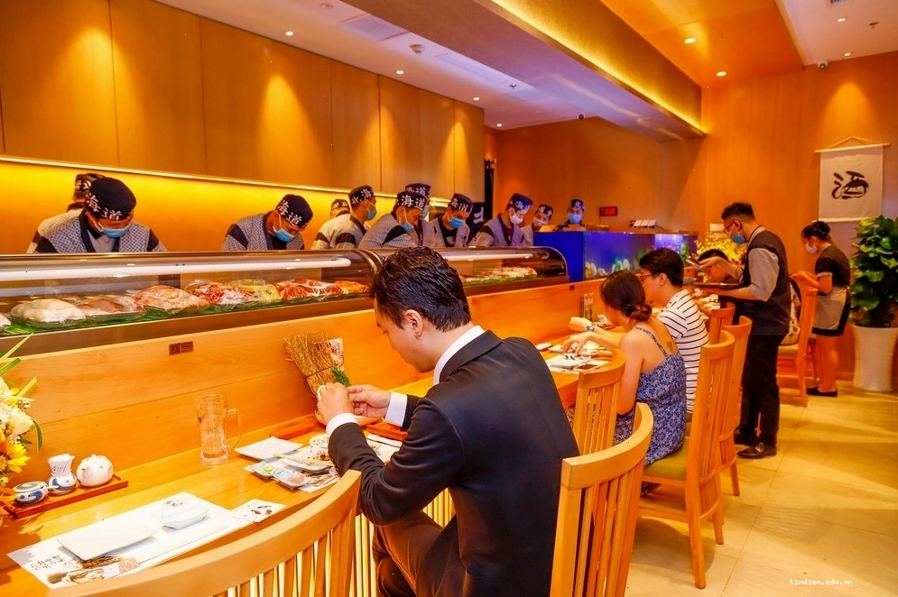 Không gian nhà hàng Sushi Hokkaido Sachi