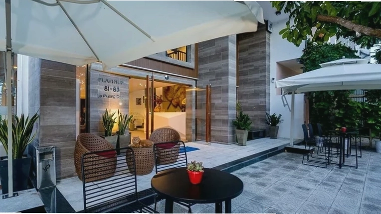 Không gian phòng ăn của Khách sạn Platinum