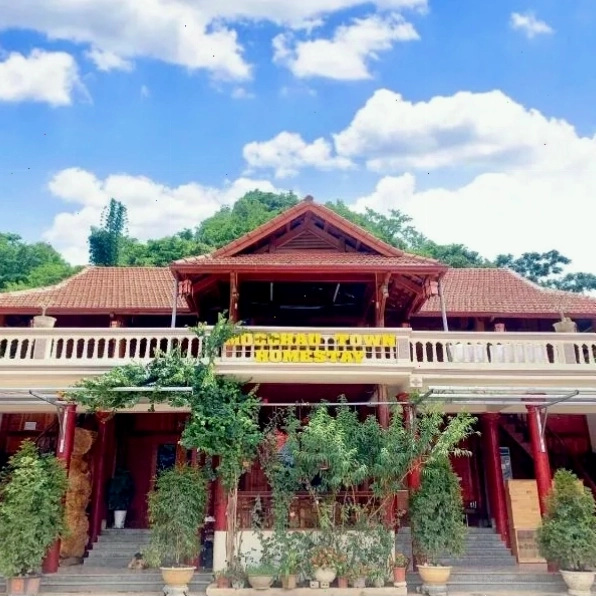 Không gian phòng chờ chung tại Mocchau Town - Homestay