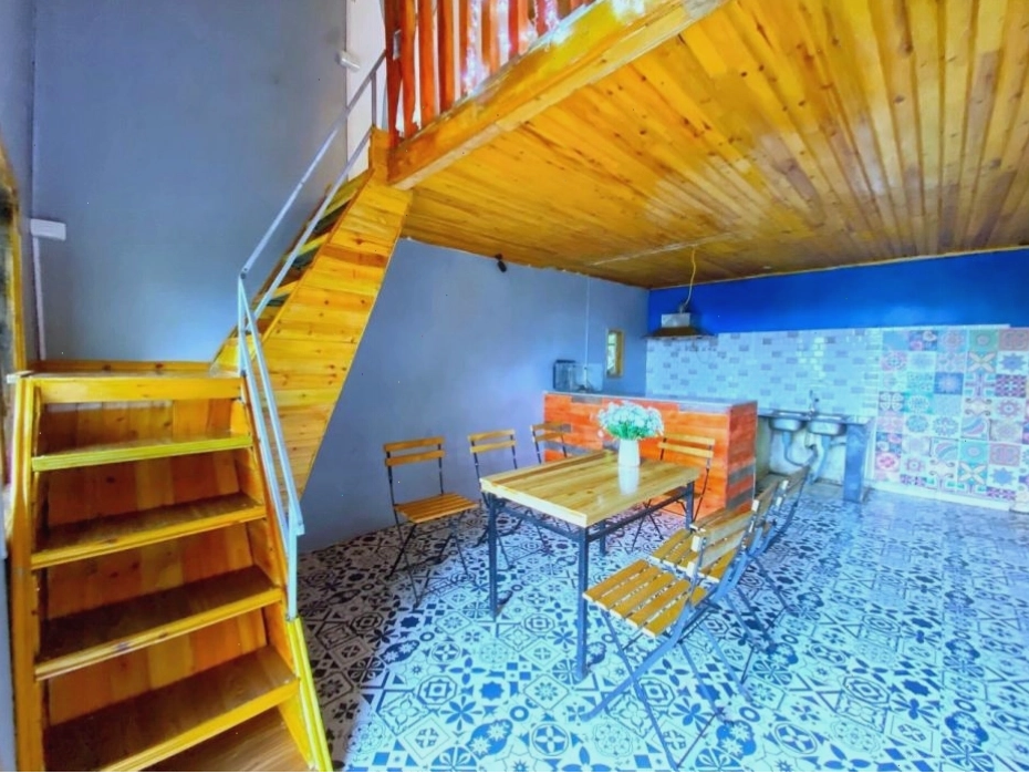 Không gian phòng Gác Mái Vườn Mây Homestay Sapa