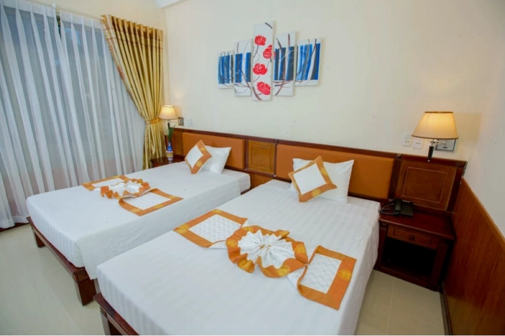 Không gian phòng nghỉ tiện nghi tại Vũng Tàu Intourco Resort