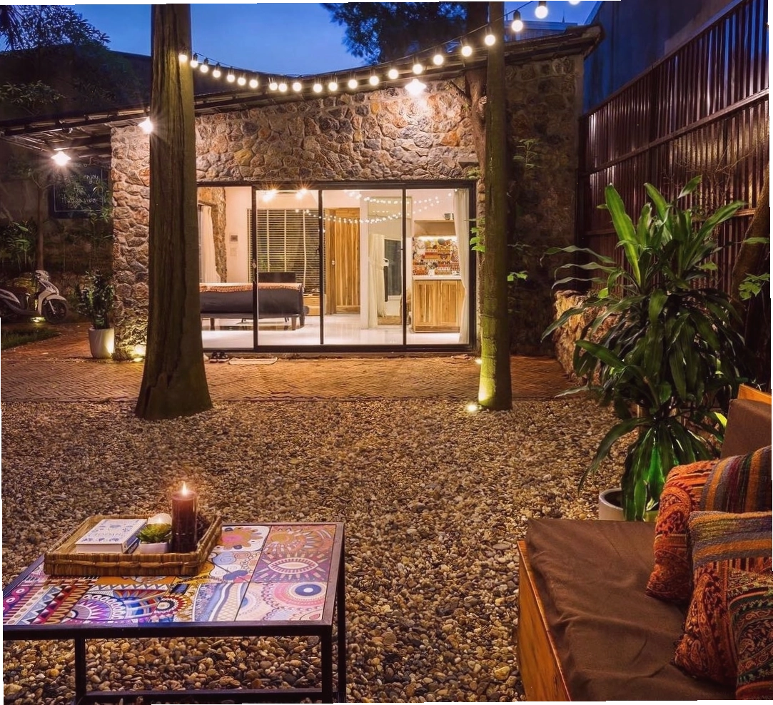 Không gian phòng ngủ ấm cúng tại Hygge Homestay Đà Lạt