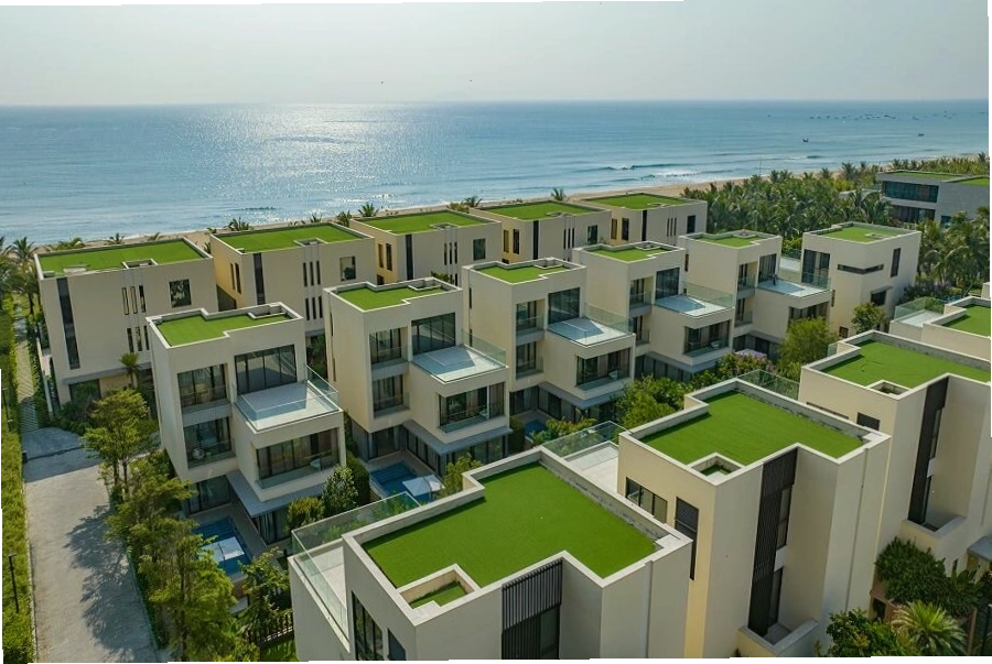 Không gian phòng ngủ sang trọng tại The Five Villas & Resort Đà Nẵng