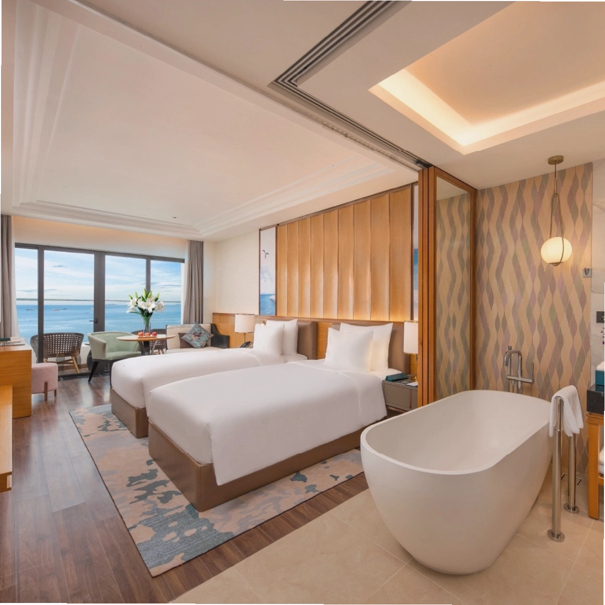Không gian phòng tại Grand Hyams Hotel Quy Nhơn Beach