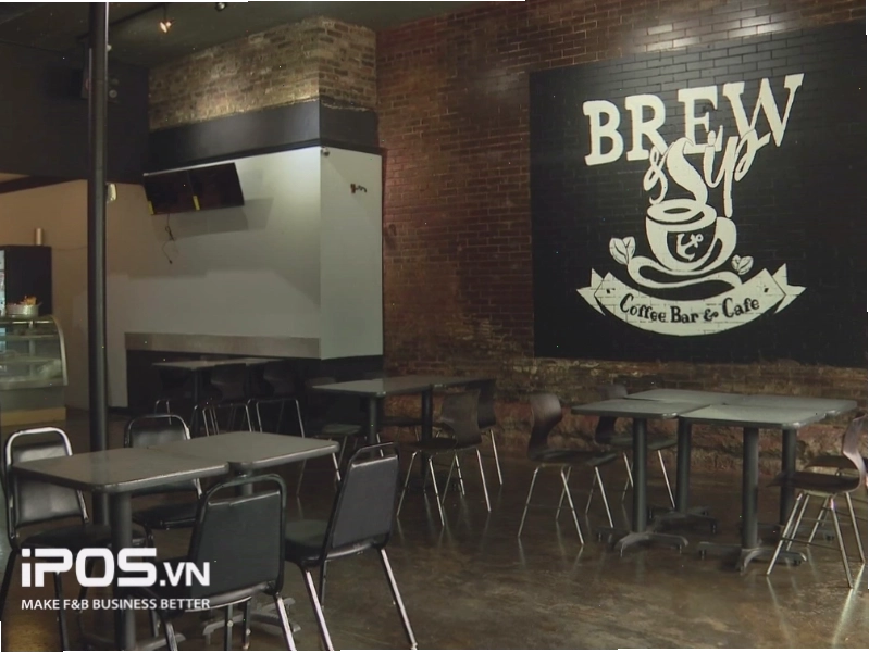 Không gian quán cà phê beer với sự kết hợp hài hòa giữa khu vực cafe và beer