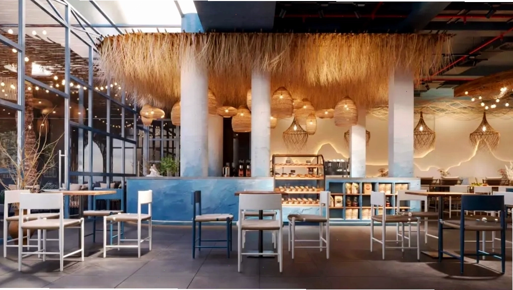 Không gian quán cafe phong cách hiện đại