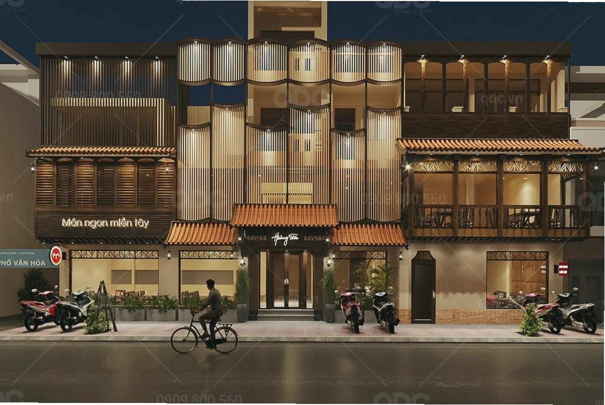 Không gian sang trọng của Nhà hàng Hoàng Tâm Nguyễn Cảnh Chân Quận 1
