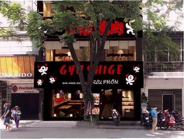 Không gian sang trọng tại nhà hàng Gyu Shige Ngưu Phồn