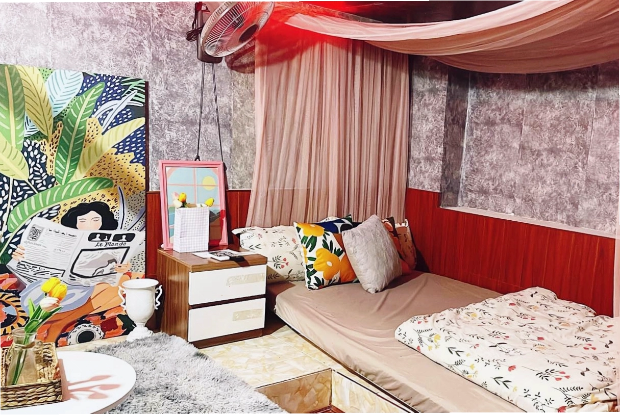 Không gian sinh động tại Aura Homestay Gò Vấp