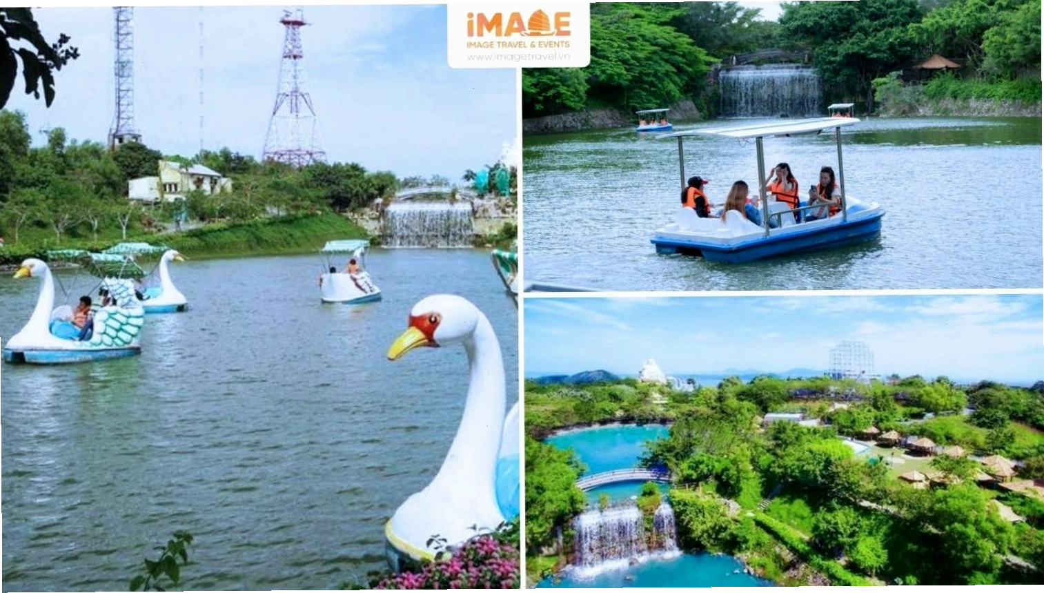 Không gian sinh thái xanh mát tại công viên Hồ Mây