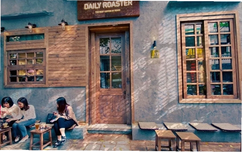 Không gian sôi động tại Stereo Coffee, quán cafe quận Hai Bà Trưng