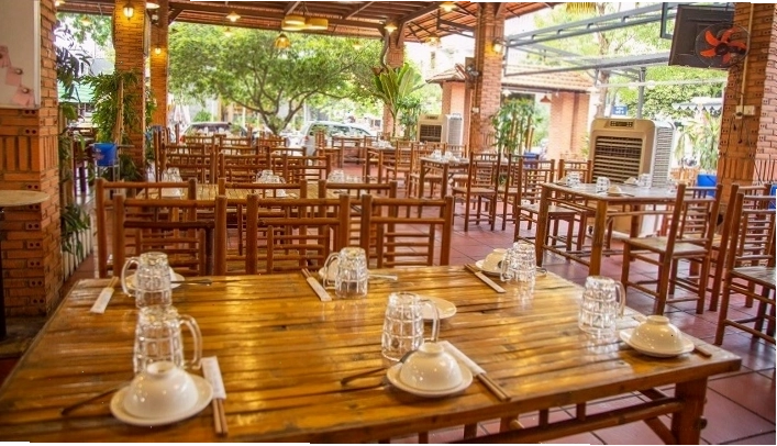 Không gian sông nước tại Ẩm Thực Sông