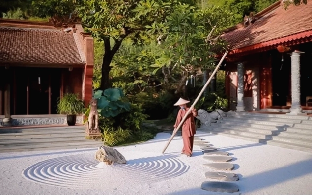 Không gian thanh tịnh tại Chùa Địa Tạng Phi Lai Tự