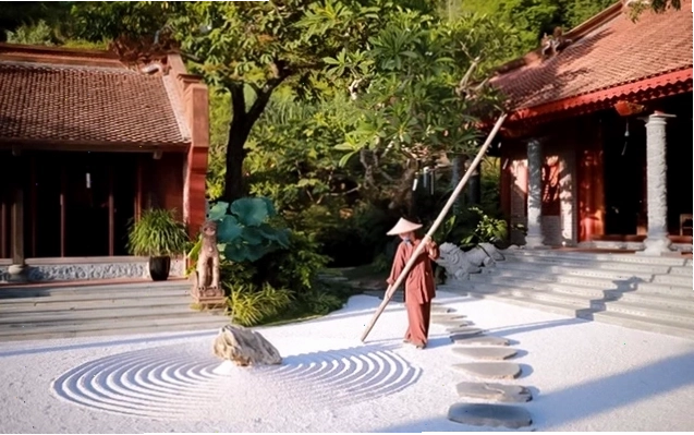 Không gian thanh tịnh tại chùa Địa Tạng Phi Lai Tự Hà Nam