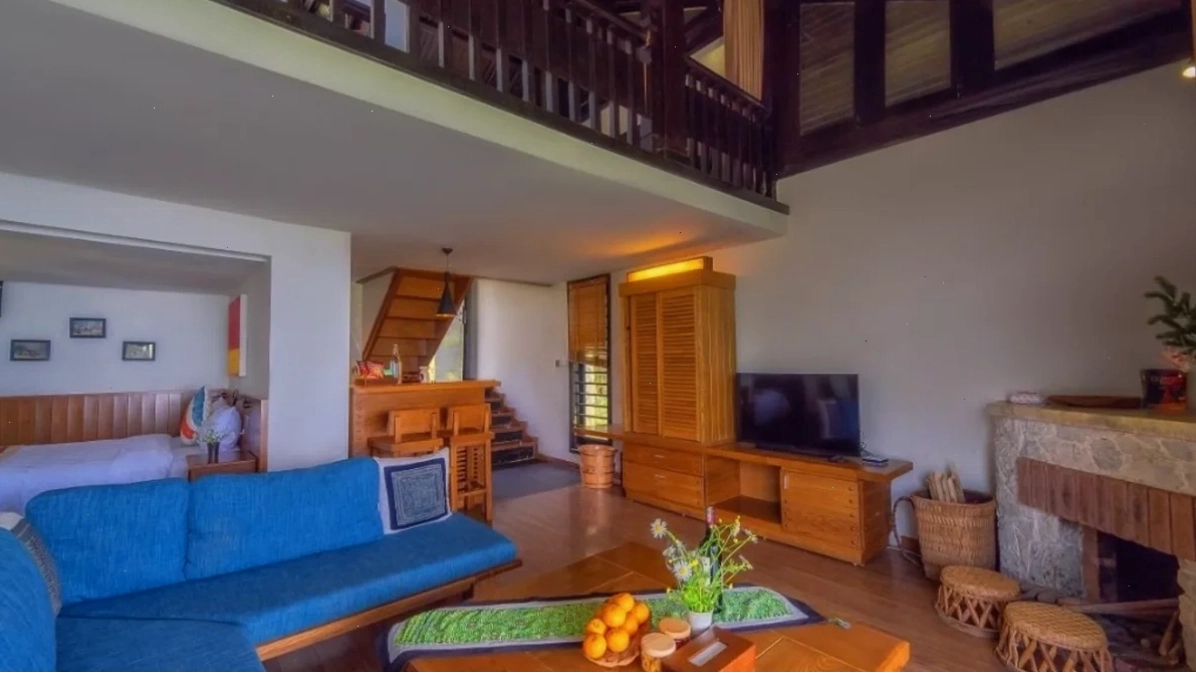 Không gian thoáng đãng của Valley view villa