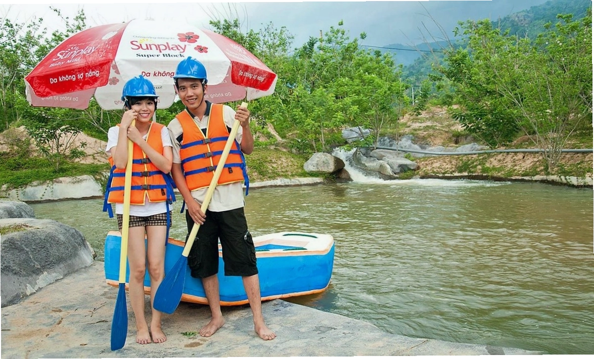 Không gian thư giãn tại Waterland Thạch Lâm