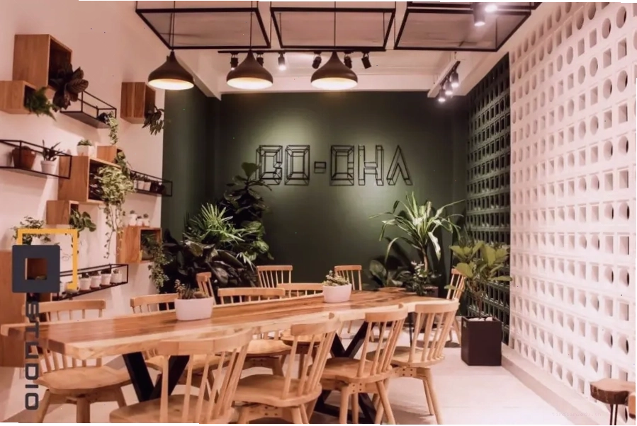 Không gian trẻ trung của Co-Cha Milk Tea & Coffee Quận 8