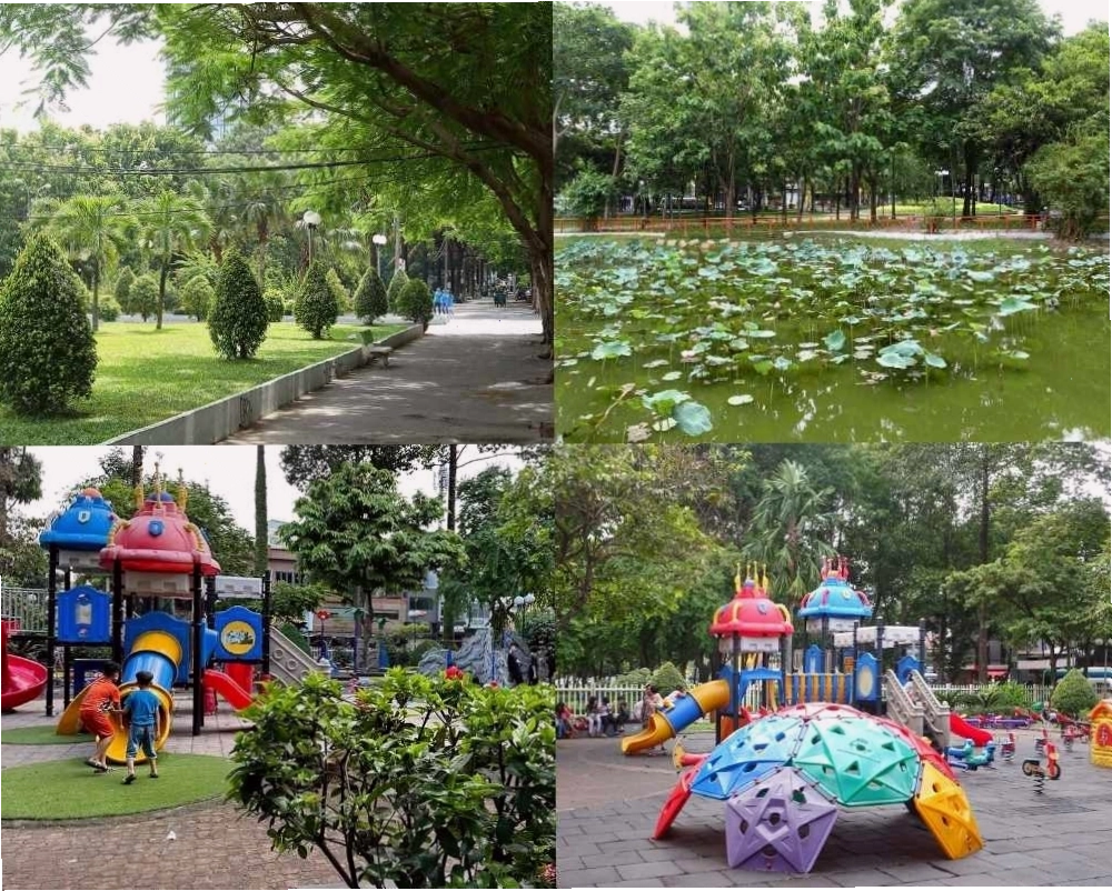 Không gian trong lành tại công viên 23 tháng 9 Sài Gòn