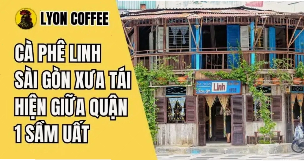 Không gian vintage tái hiện Sài Gòn 1975 tại Cà phê Linh Quận 1