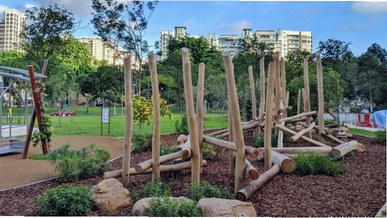 Không gian vui chơi tại Jubilee Park, Fort Canning