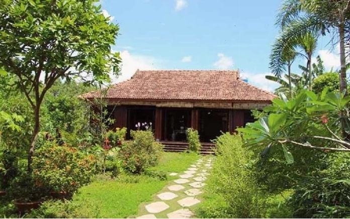 Không gian vườn tại Nam Hiền Garden Homestay