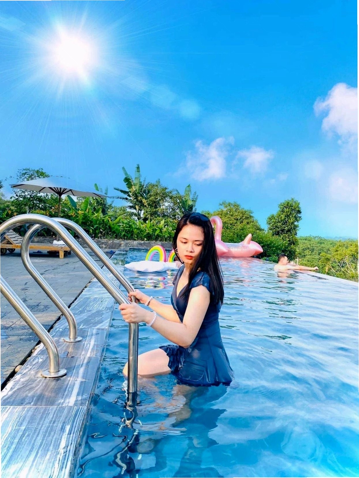 Không gian xanh mát bao quanh Chill Villa Ba Vì