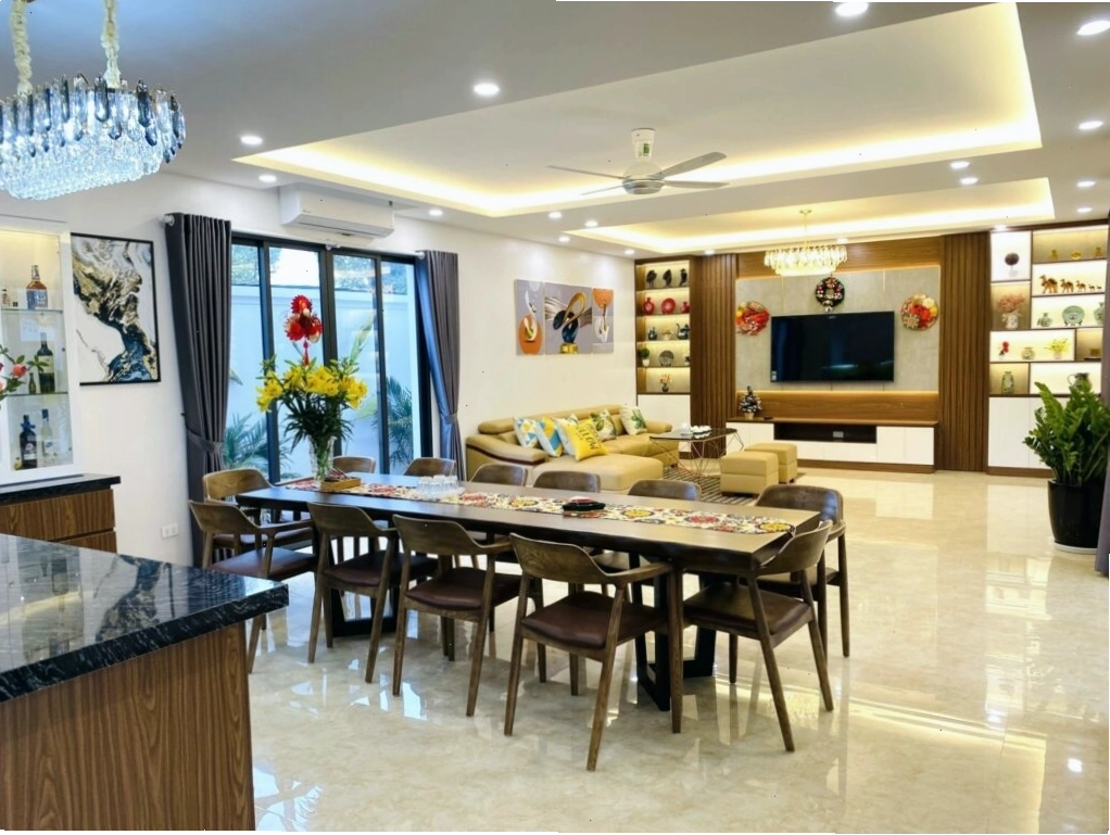 Không gian xanh mát bao quanh Sapphire Villa Hòa Bình