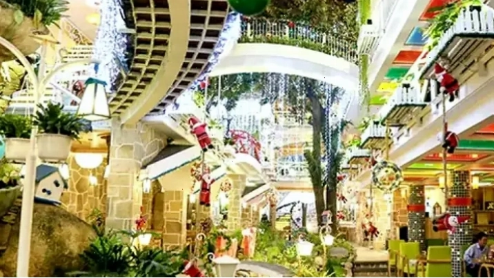 Không gian xanh mát của Café City Garden Trương Công Định