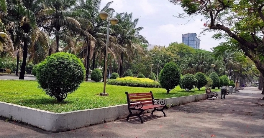 Không gian xanh mát của Công viên 23-9