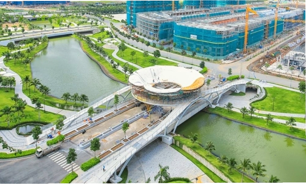 Không gian xanh mát của Công viên Sala