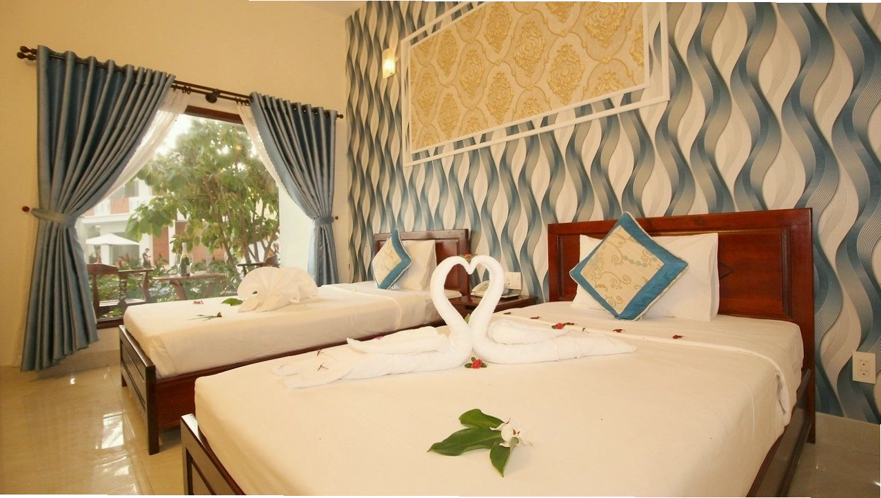 Không gian xanh mát của phòng Deluxe Garden View tại Ocean Place Resort