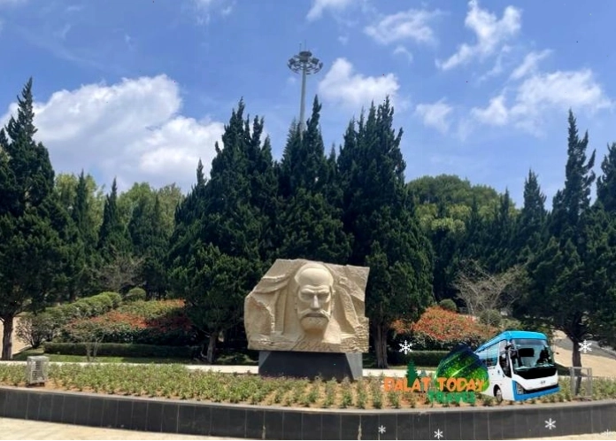 Không gian xanh mát tại Công viên Yersin Đà Lạt