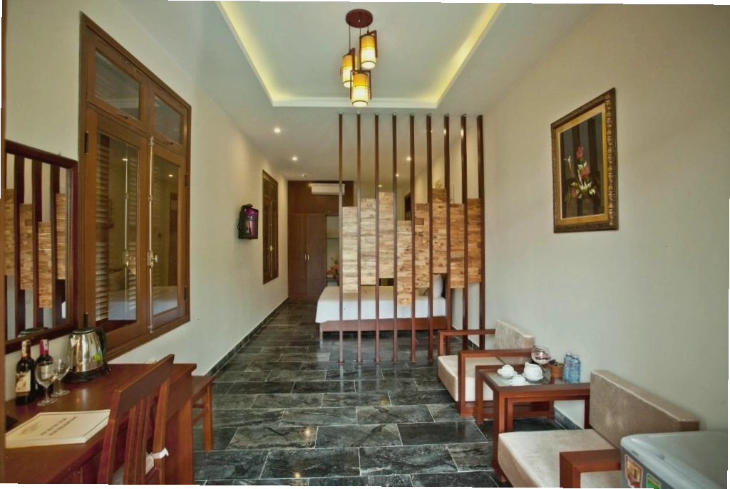 Không gian xanh mát tại Hoi An TNT Villa