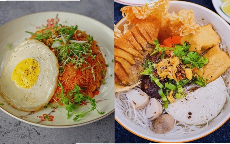 Không gian xanh mát tại Quán chay The Vegan Garden, Quận 7