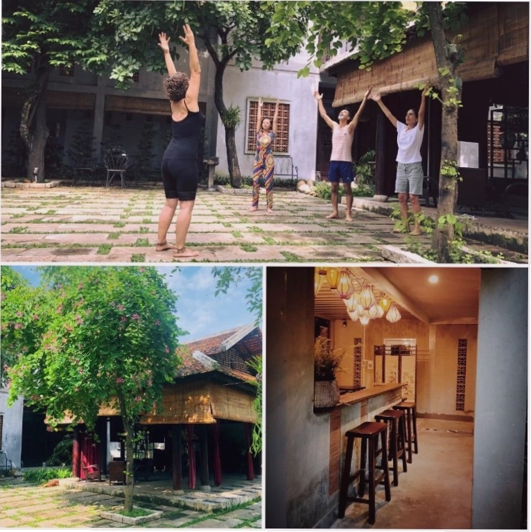 Không gian xanh mát tại The AN Homestay